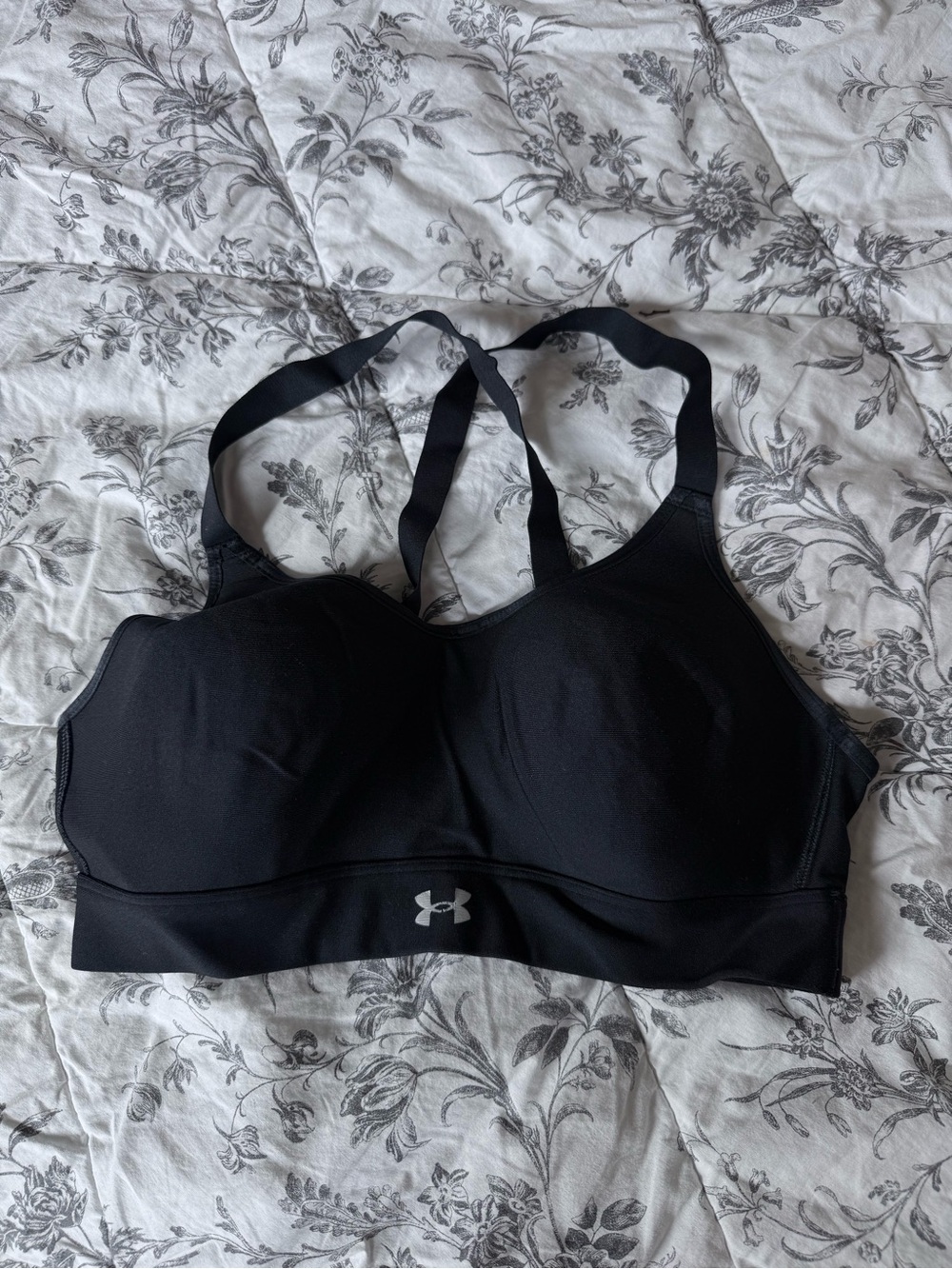 Under Armour Black Padded Support Sports Bra